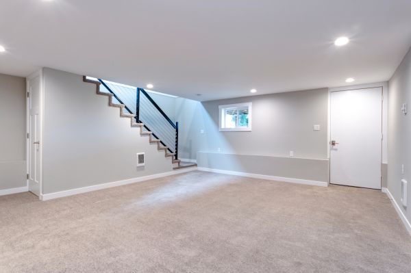 Basement Carpet Replacement in Lewes
